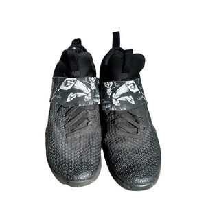 Nike Women's Black Floral Strap Sneakers